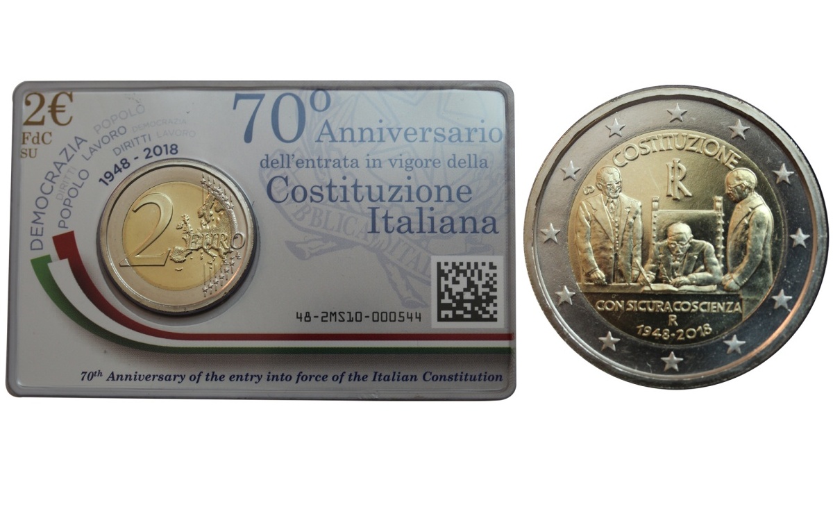 2 euro Costituzione Italiana