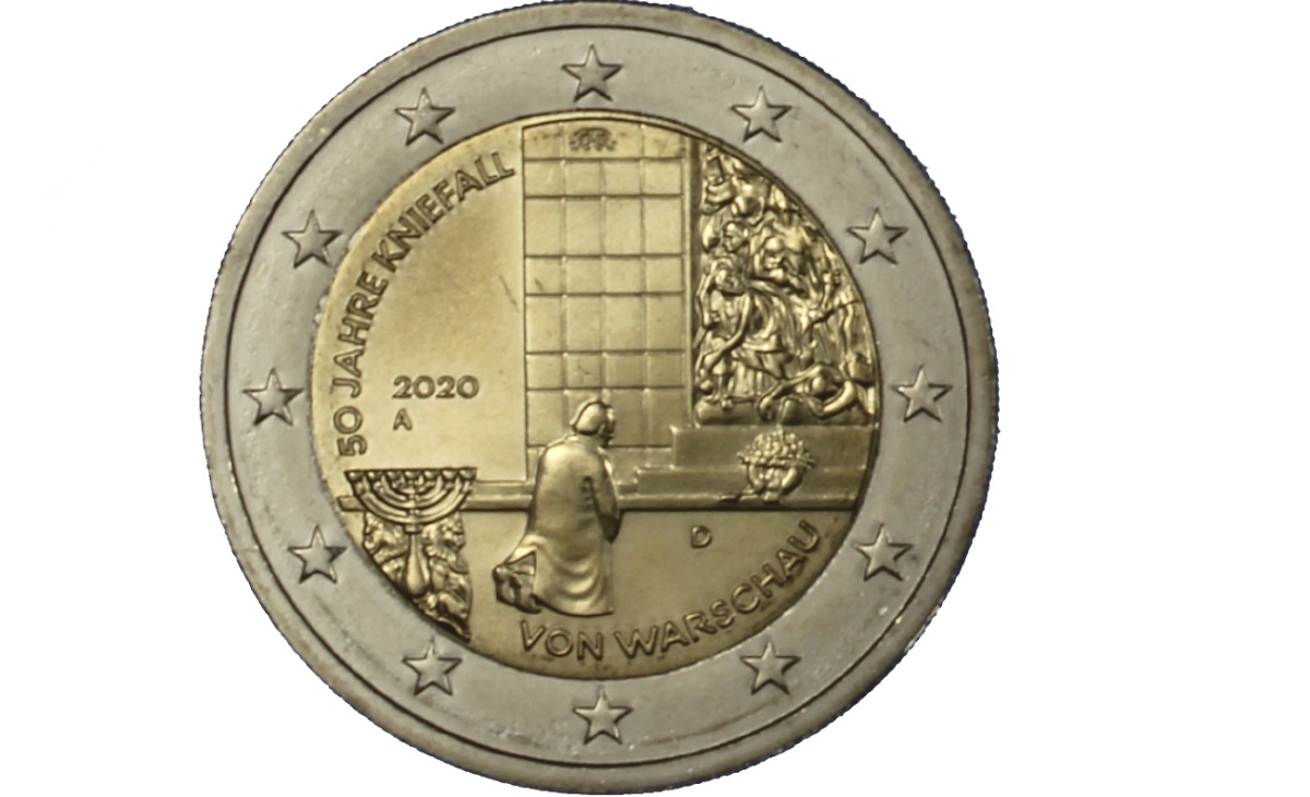 Valore moneta da 2 Euro Genuflessione Varsavia