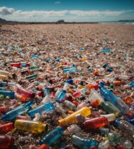 plastica in spiaggia