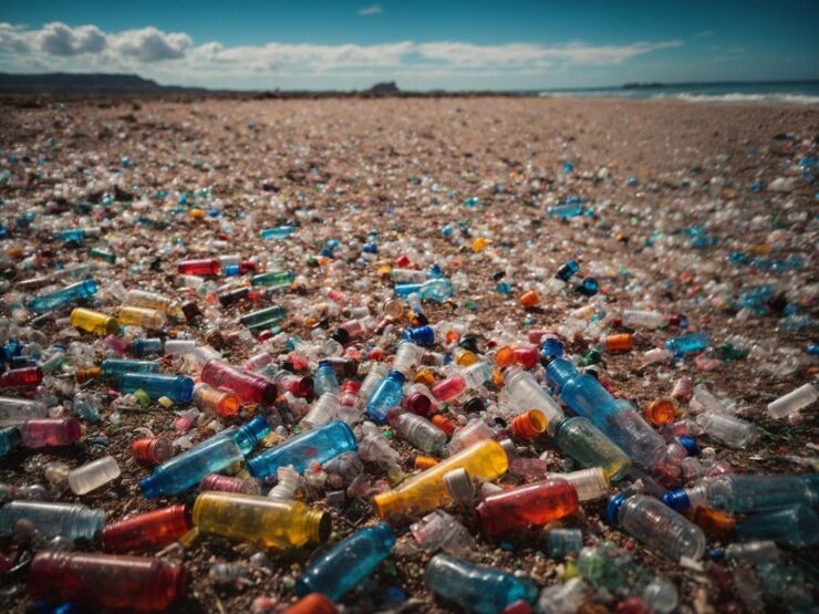 plastica in spiaggia